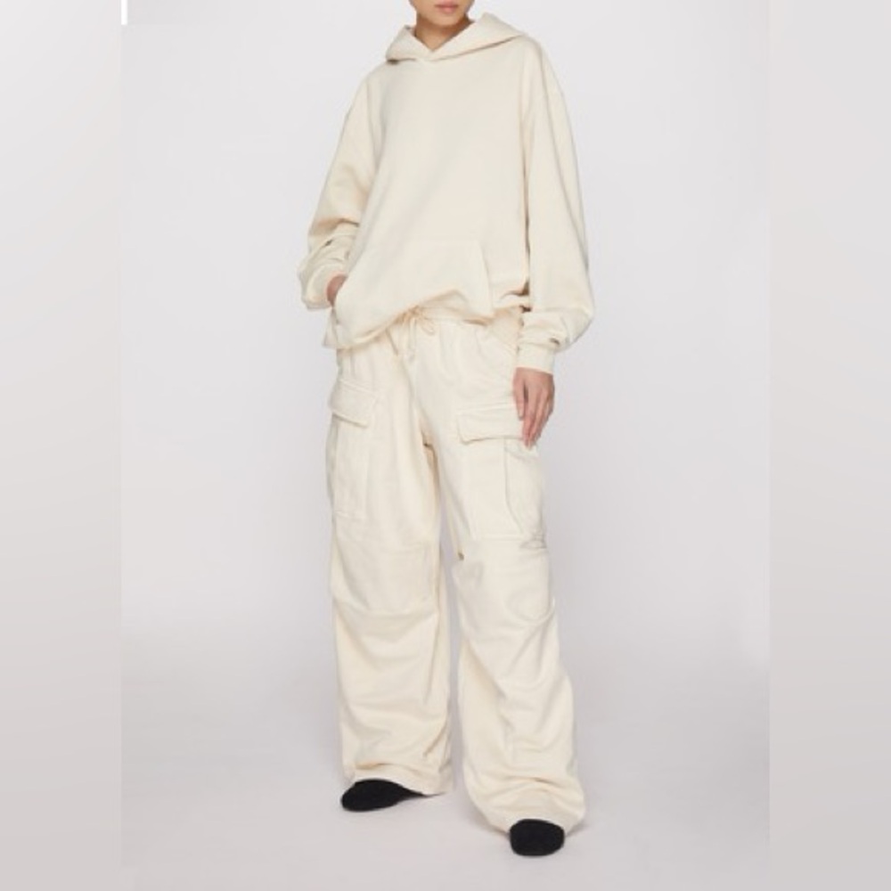 SKIMS BOYFRIEND FLEECE COTTON CARGO SWEATPANTS